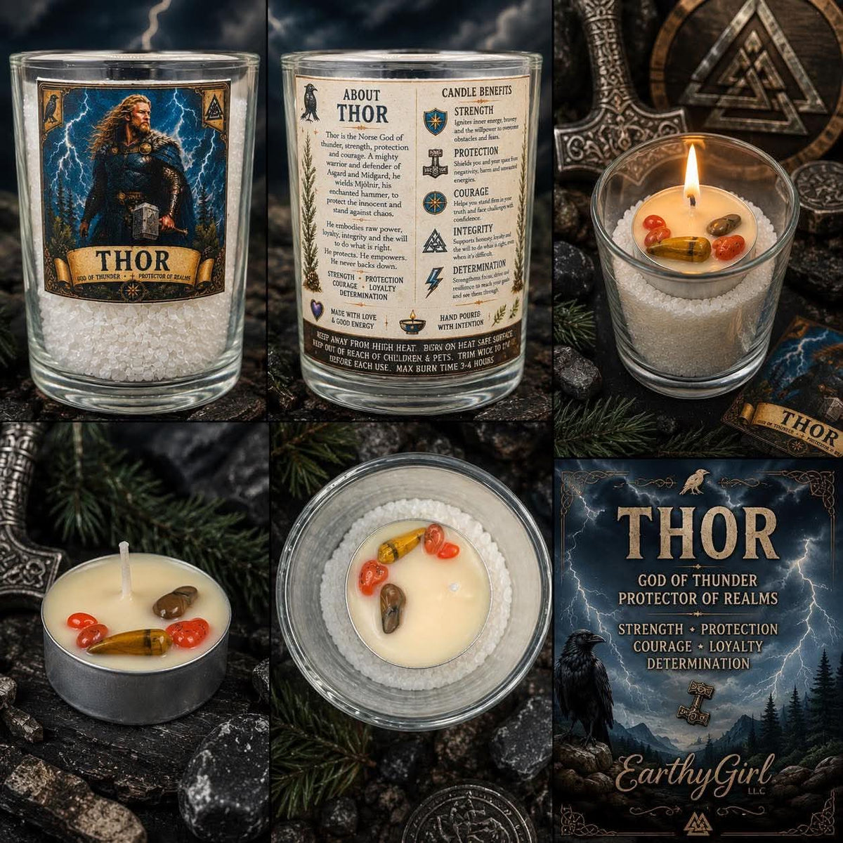 Thor Tea Light Candle Set