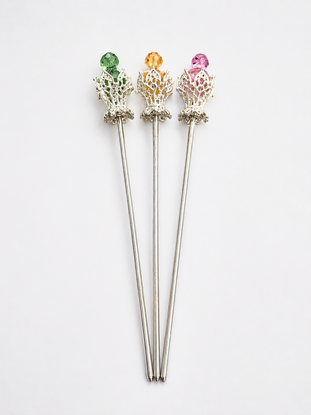 Fluorite Pinapple Hair Pin