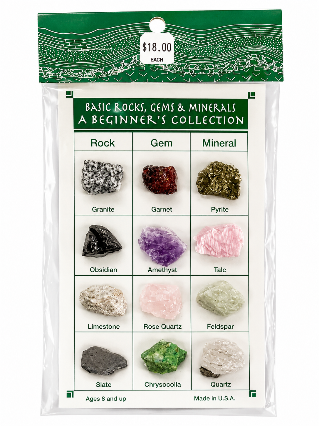 Basic Rocks, Gems, And Minerals Beginners Collection