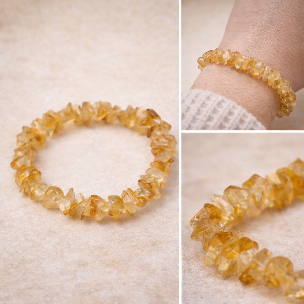 Citrine Chip Bracelet