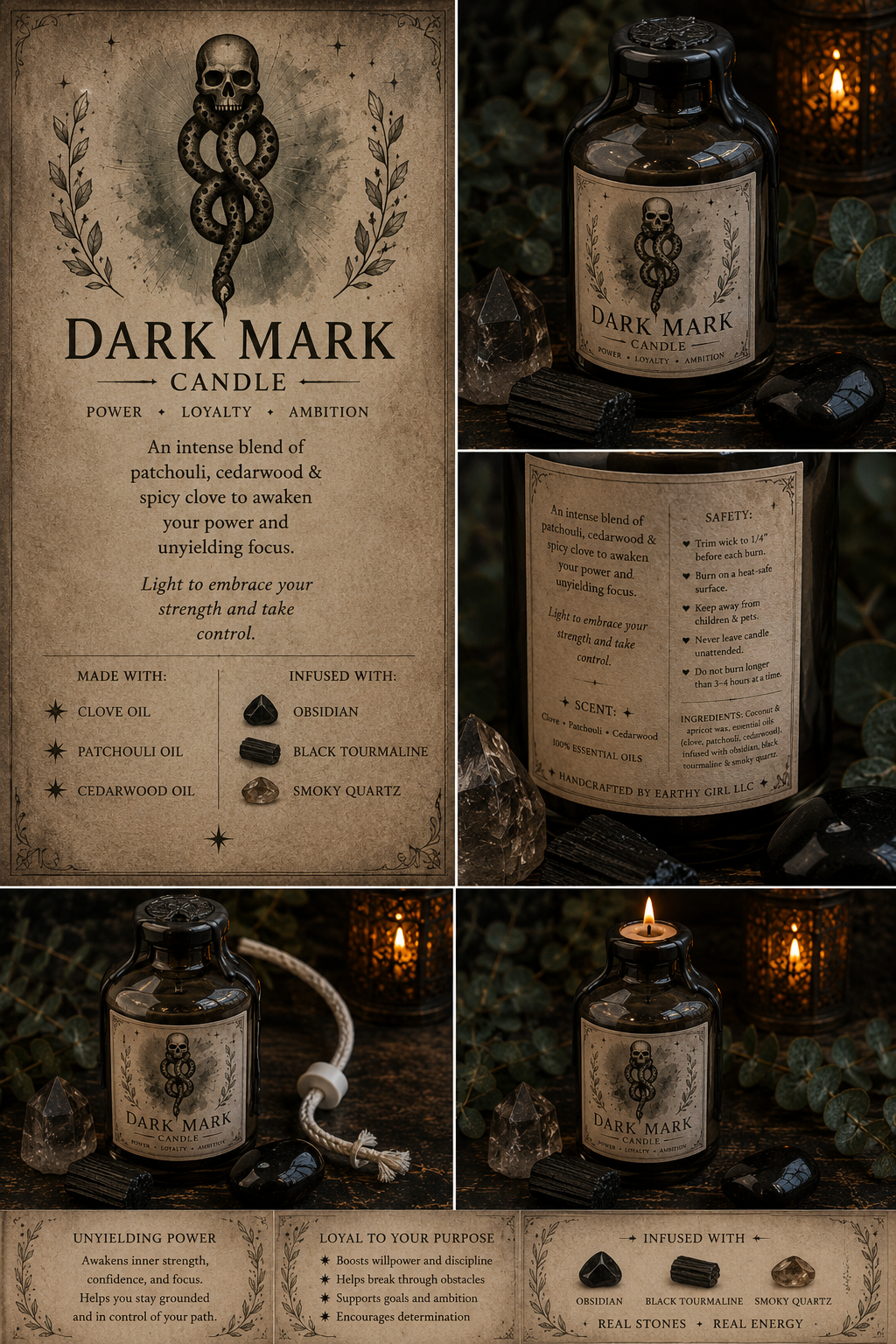Dark Mark Oil Candle
