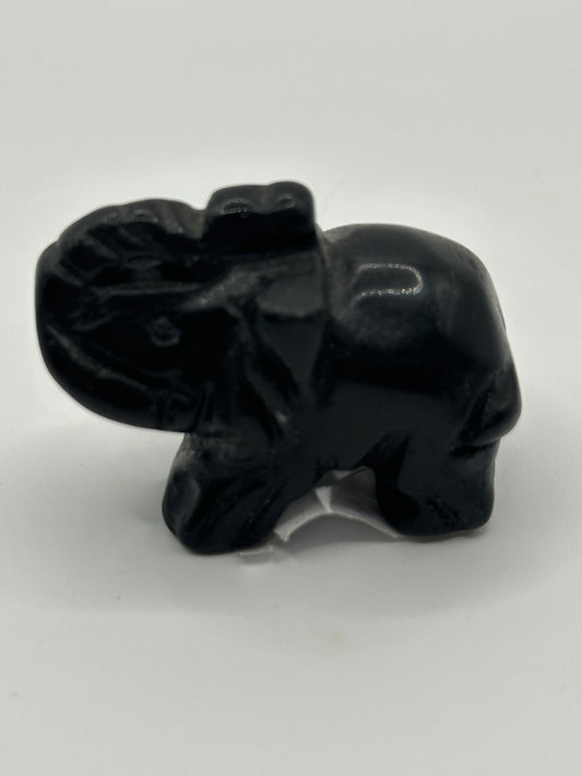 Obsidian elephant