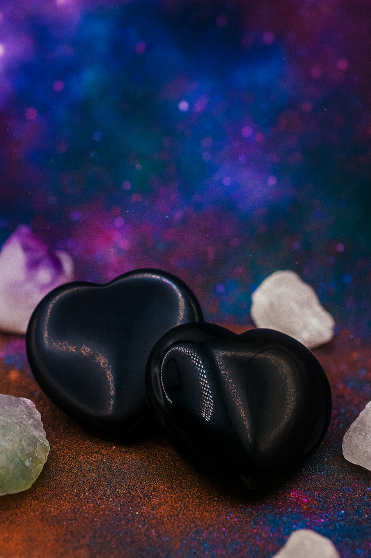 Obsidian Heart Worrystone