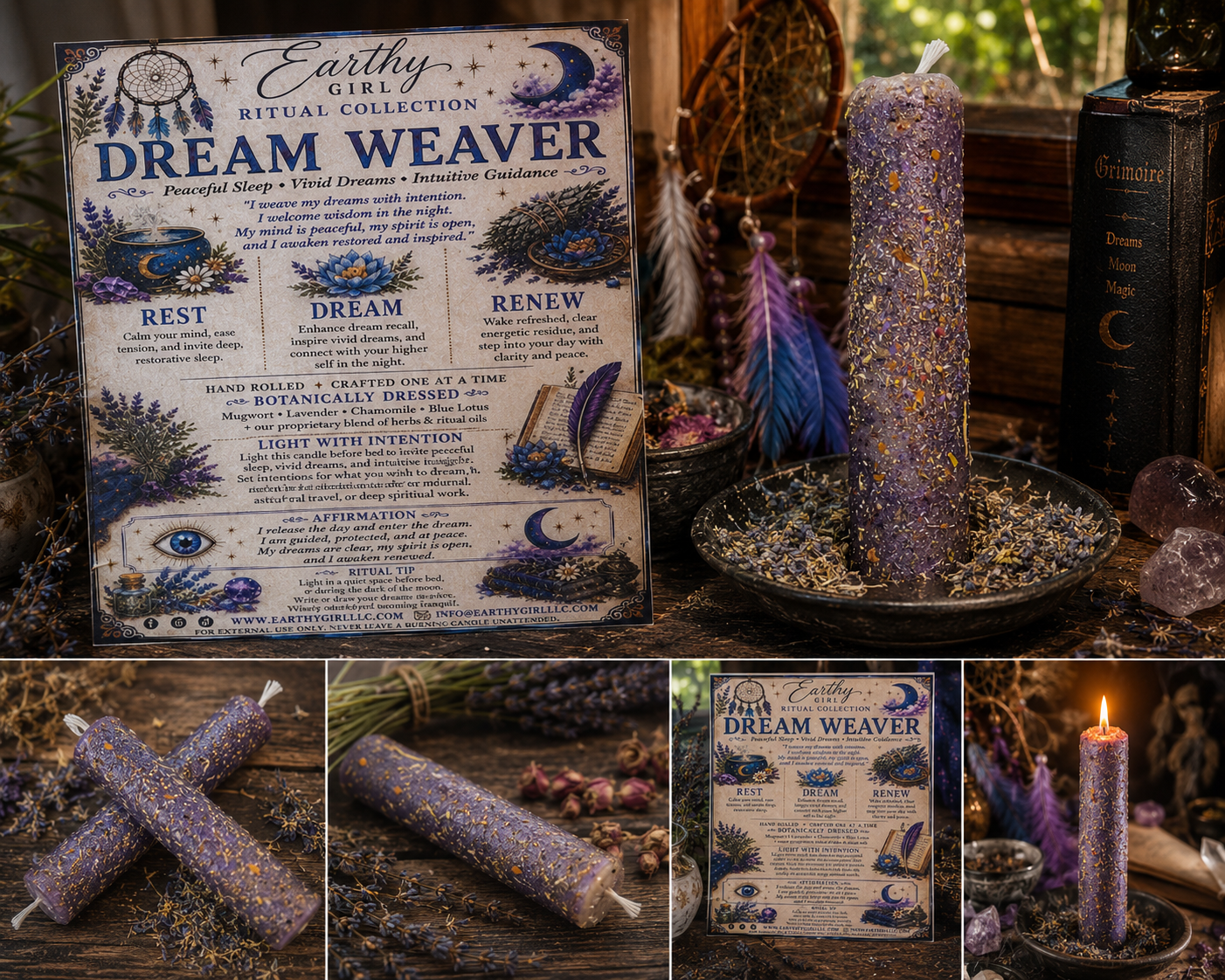 Dream Weaver Ritual Candle