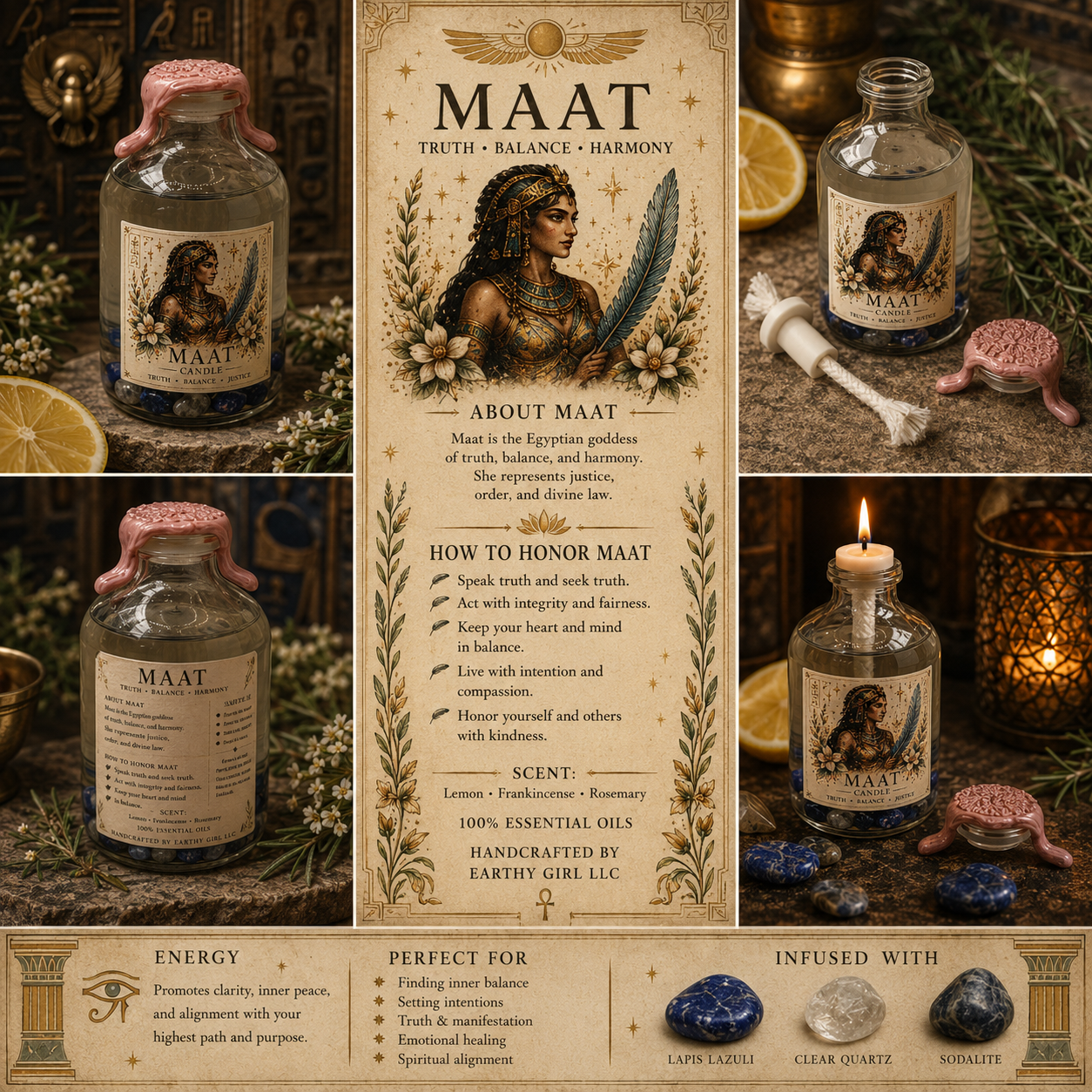 Maat Oil Candle