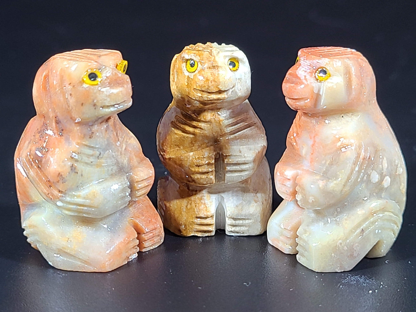 Small Soapstone Animal-Monkey