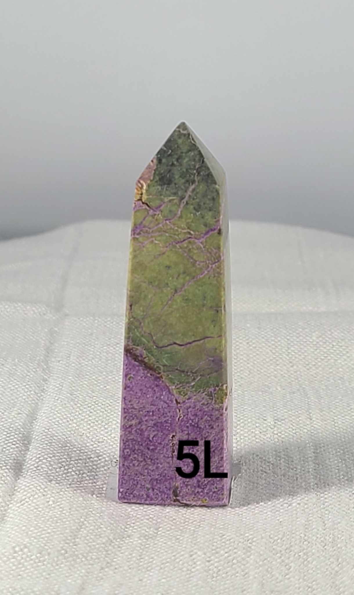 Stichtite in Serpentine Tower 5L