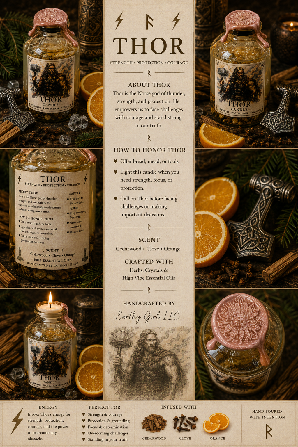 Thor Oil Candle