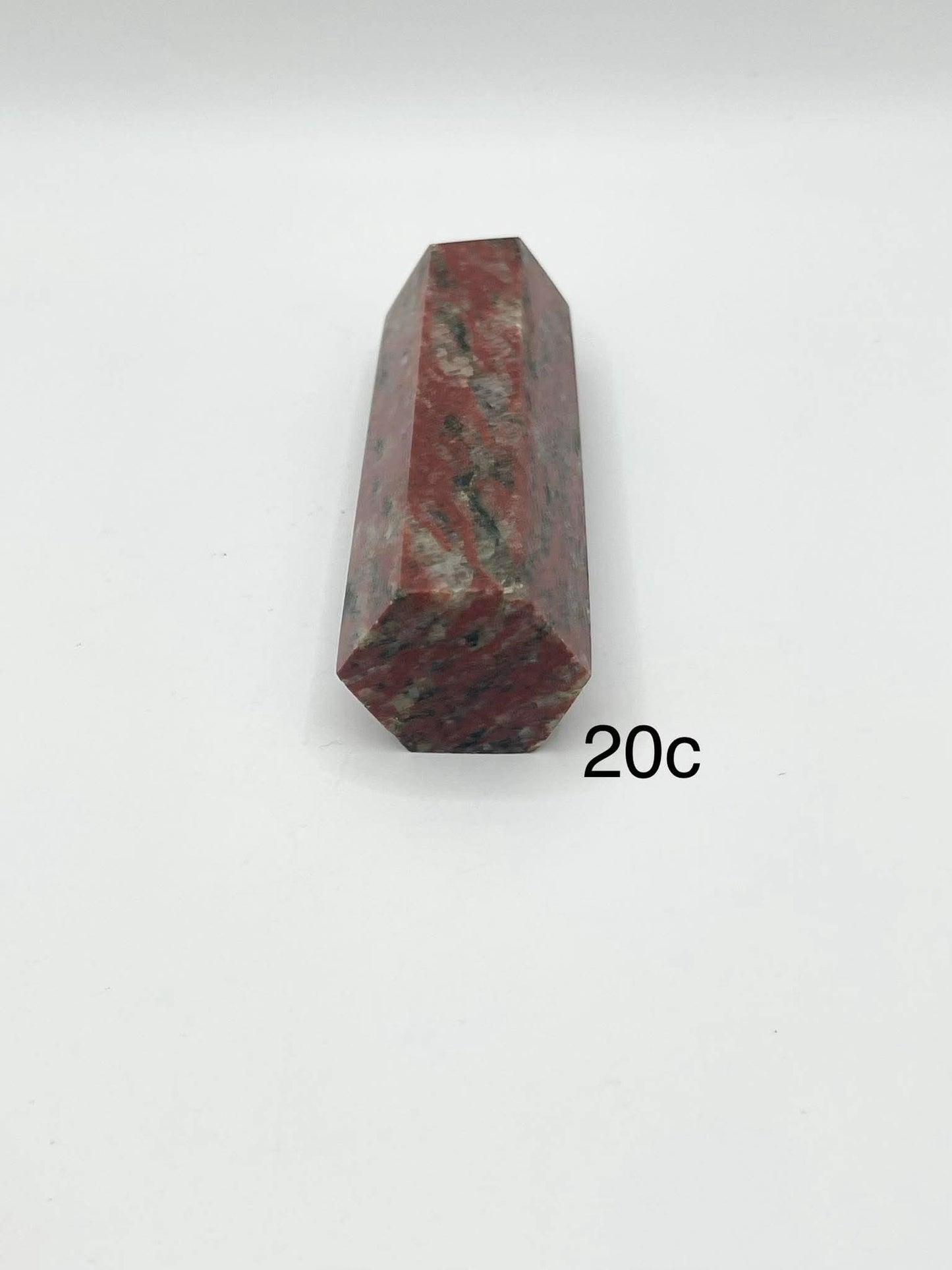 Red Unakite Jasper Tower-20C