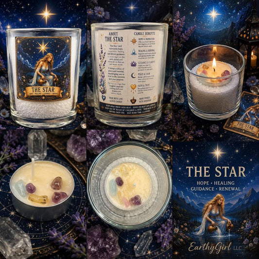 The Star Tarot Tea Light Candle Set