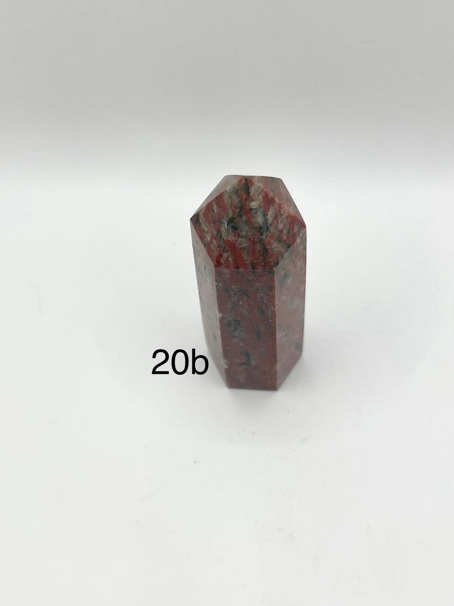 Red Unakite Jasper Tower-20B