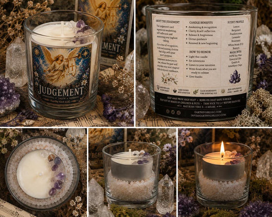 Judgement Tarot Tea Light Candle Set
