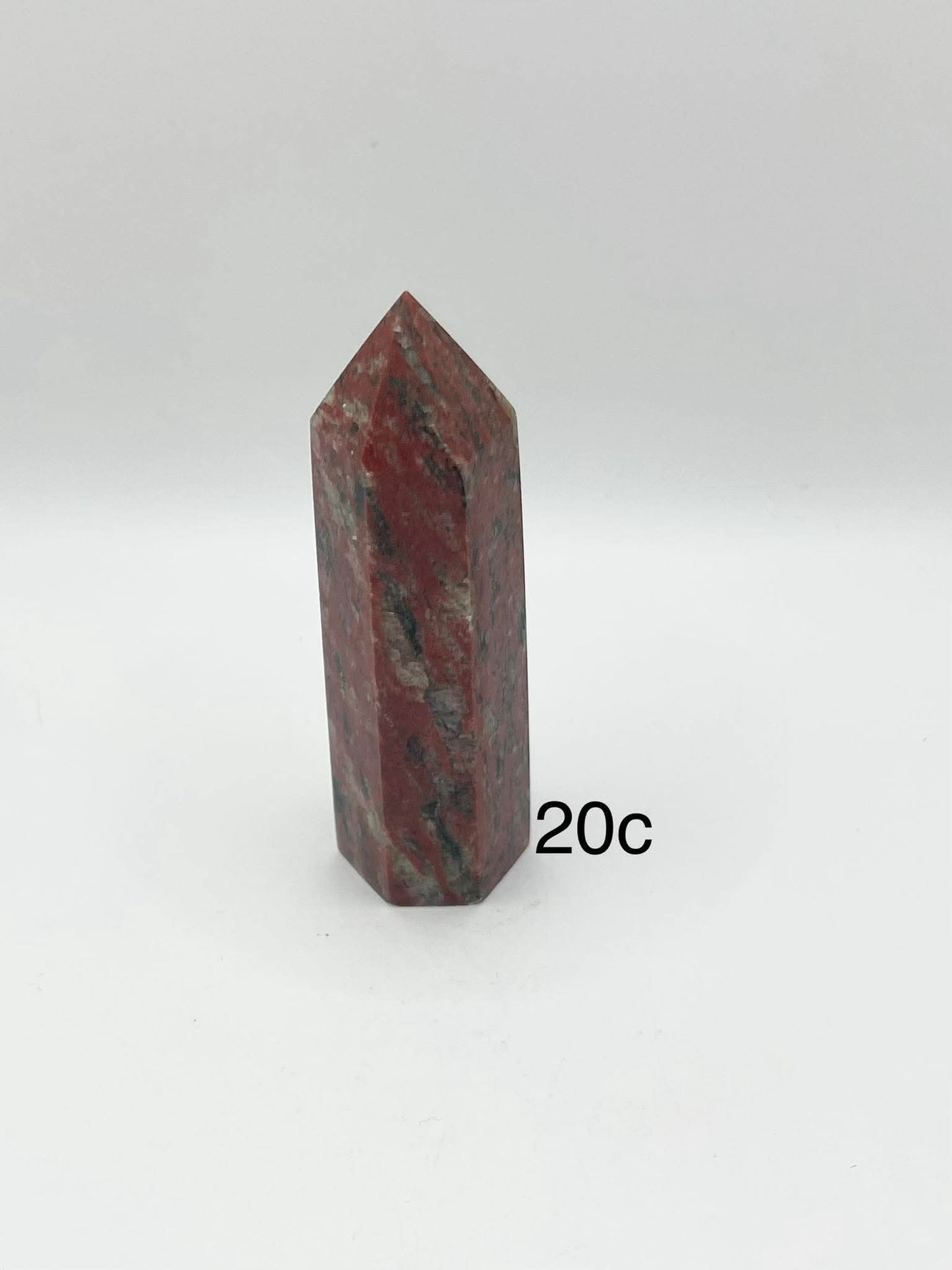 Red Unakite Jasper Tower-20C