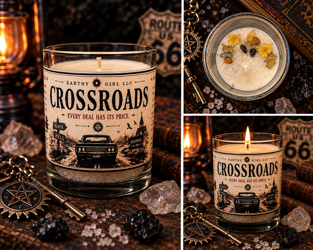 Crossroads Supernatural Inspired Tea Light Candle et