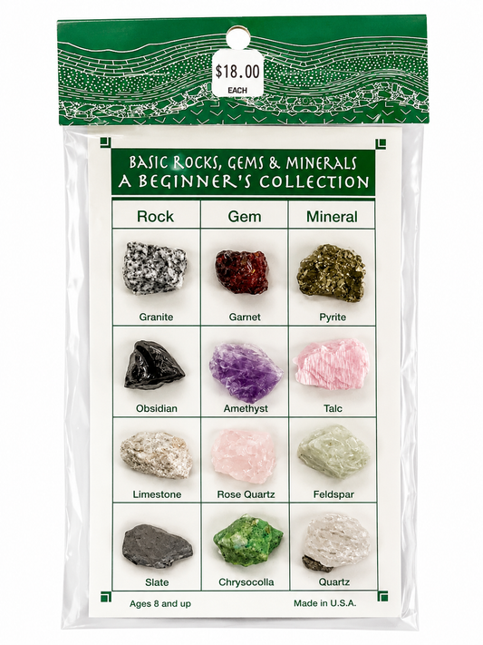 Basic Rocks, Gems, And Minerals Beginners Collection