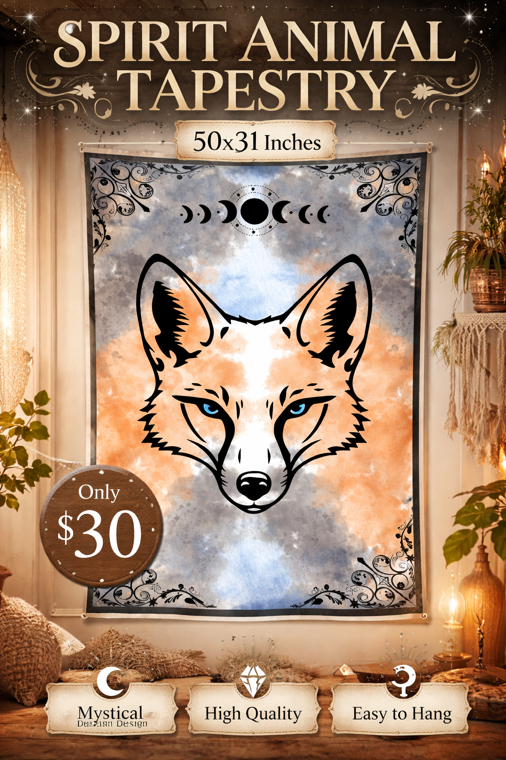 Spirit Animal Tapestry