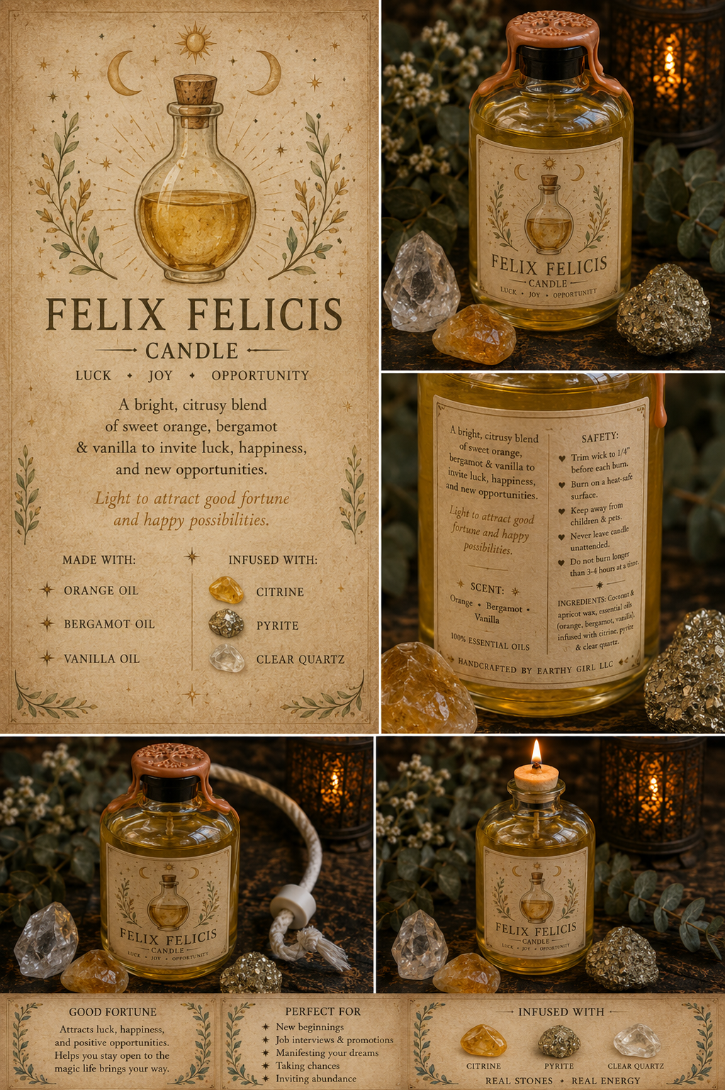 Felix Felicis Oil Candle