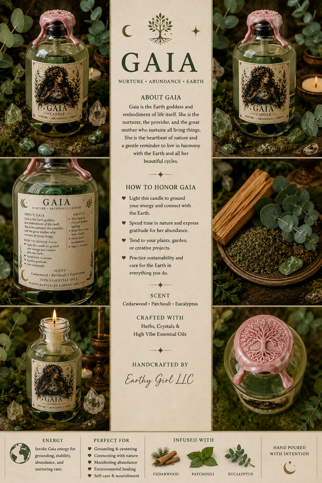 Gaia Oil Candle