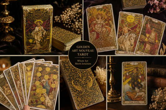 Golden Art Nouveau Tarot Deck