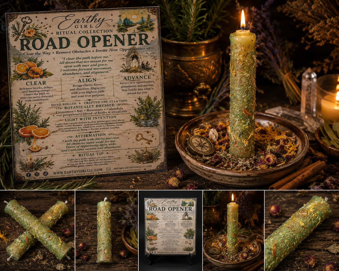 Road Opener Ritual Candle