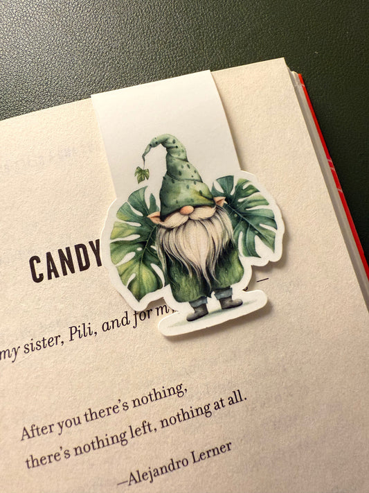 Monstera Gnome Bookmark