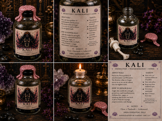 Kali Goddess Oil Candle