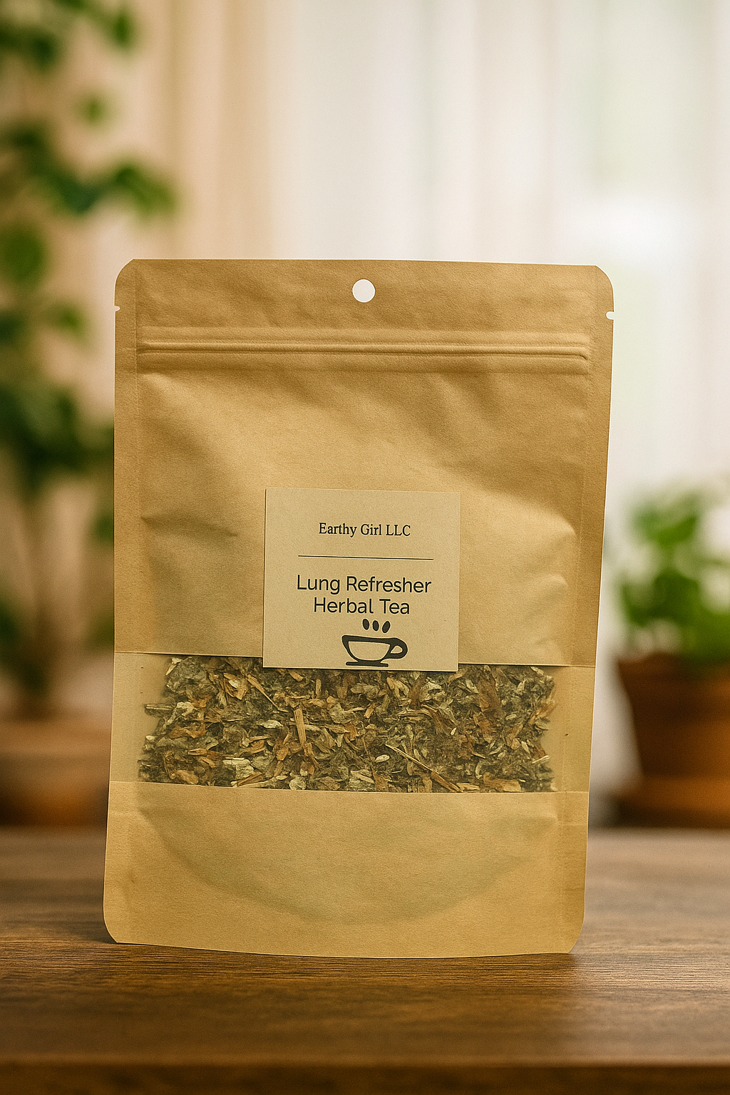 Lung Refresher Herbal Tea Blend 1oz mullein marshmallow root
