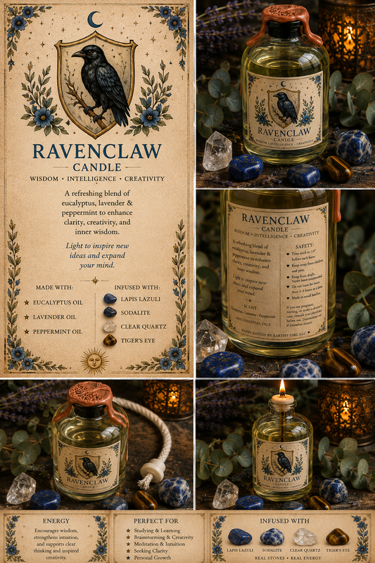 Ravenclaw Inspired  Oil Candle