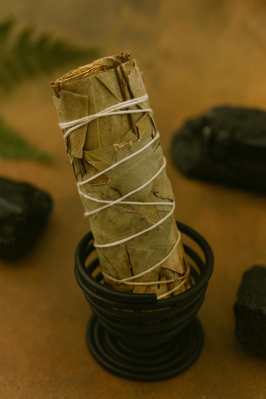 Metal Spiral Smudge Holder