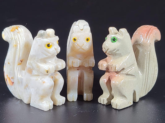 Small Soapstone Animal-Squirrel