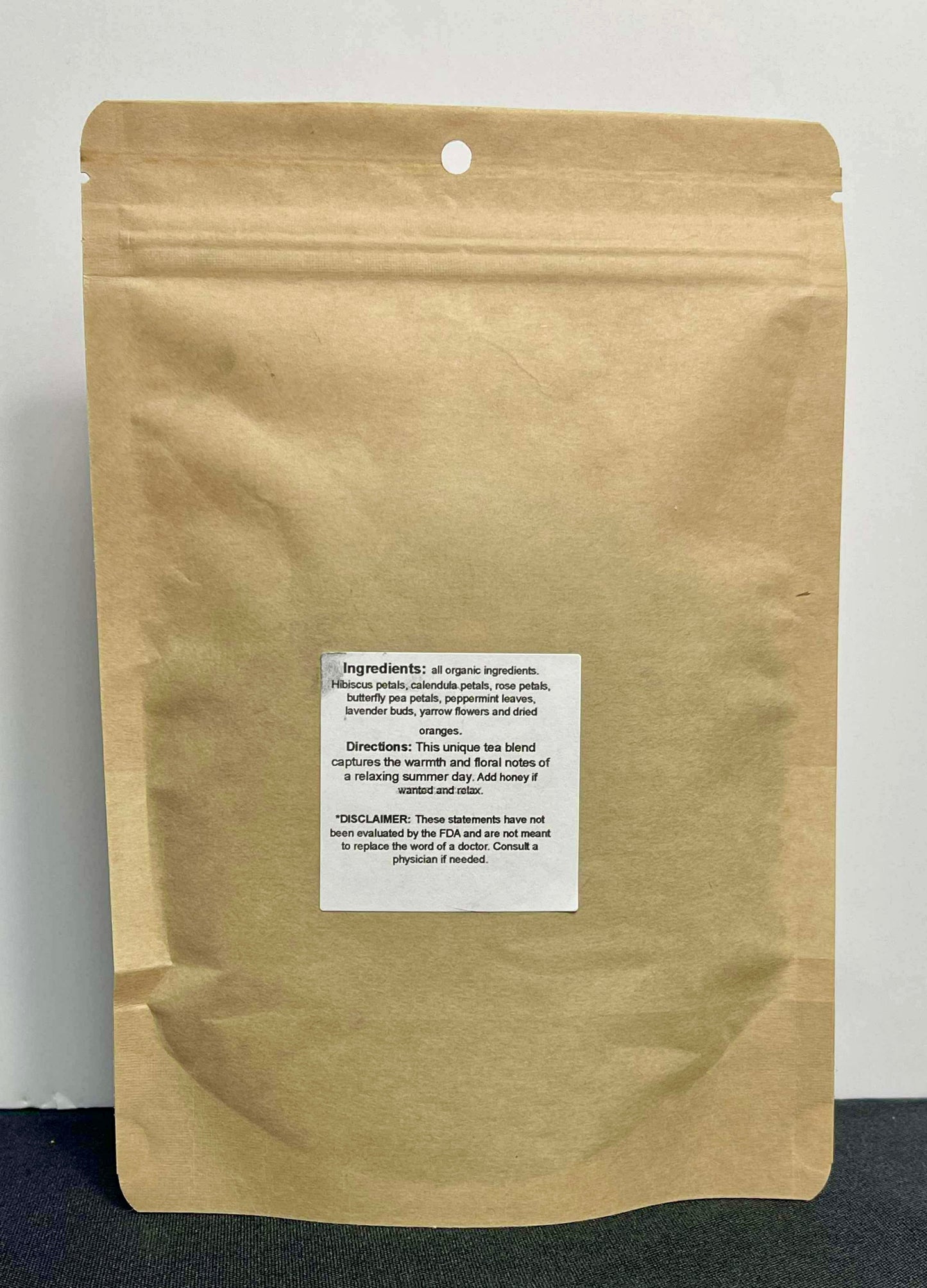 Summer Lovin Herbal Tea Blend 1 oz Organic Relaxation