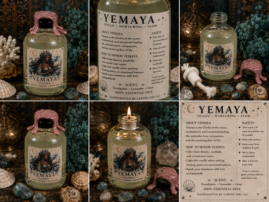 Yemaya Goddess Oil Candle